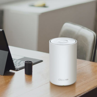 TP-Link - Deco X20-4G - 4G+ AX1800 Whole Home Mesh Wi-Fi 6 Router, Build-In 300Mbps 4G+ LTE Advanced Modem, 574 Mbps at 2.4 GHz + 1201 Mbps at 5 GHz, , 4G+ Cat6 300/50 Mbps, Internal Antennas, 3x Giga [DecoX20-4G]