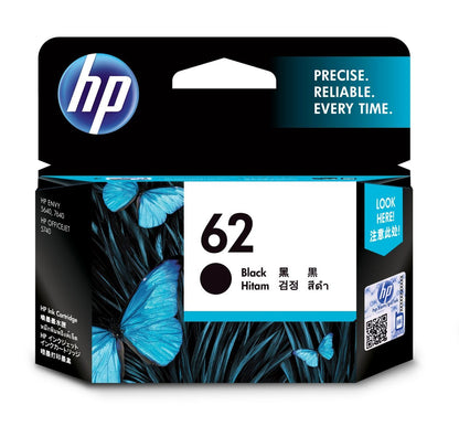 HP 62 BLACK INK CARTRIDGE [C2P04AE#UUS]