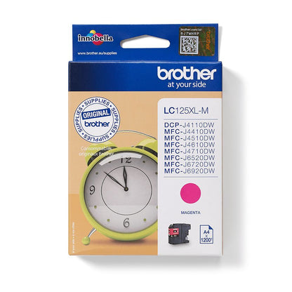 Brother LC125XLM cartuccia d'inchiostro 1 pz Originale Magenta [LC125XLM]