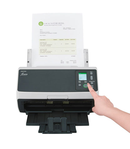 Ricoh fi-8170 ADF + scanner ad alimentazione manuale 600 x 600 DPI A4 Nero, Grigio [PA03810-B051]