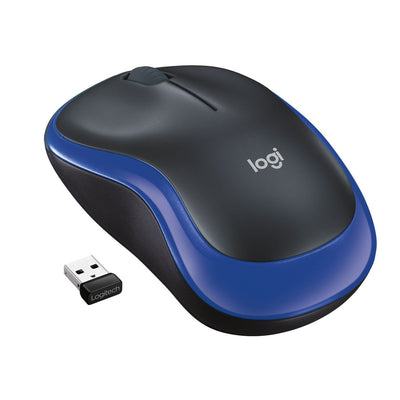 Logitech M185 mouse wireless (blu) [910-002236]