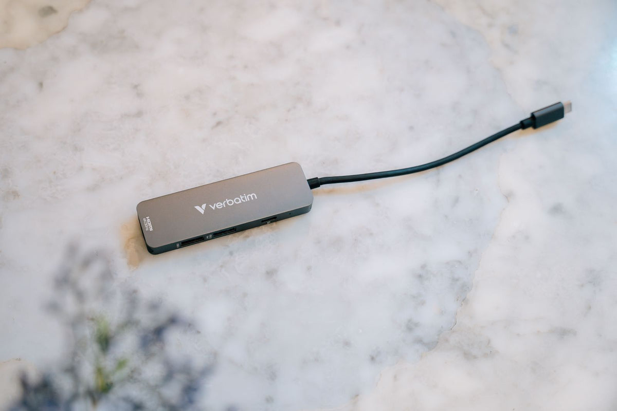Verbatim 32155 hub di interfaccia USB 3.2 Gen 1 (3.1 Gen 1) Type-C 5000 Mbit/s Grigio [32155]