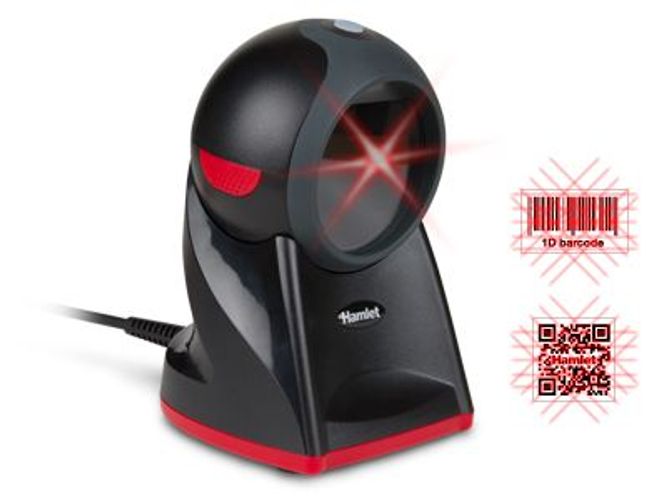 Hamlet HBCS-2D360 lettore di codici a barre Lettore di codici a barre fisso 1D/2D CMOS Nero [HBCS-2D360]