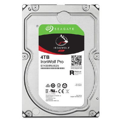 Seagate IronWolf Pro ST4000NT001 disco rigido interno 4 TB 7200 Giri/min 256 MB 3.5" [ST4000NT001]
