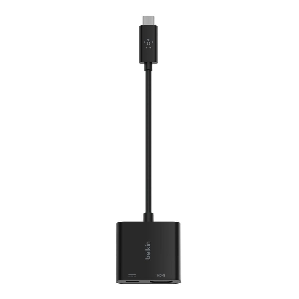 Belkin ADATTATORE DA USB-C A HDMI CON RICARICA POWER 60W [AVC002BTBK]