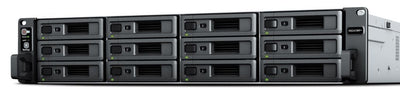 Synology RackStation RS2423+ server NAS e di archiviazione Armadio (2U) Ryzen Embedded V1780B 8 GB DDR4 0 TB DiskStation Manager Nero, Grigio [RS2423+]