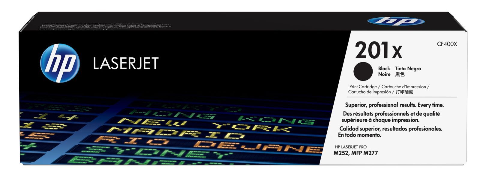 HP Cartuccia Toner originale nero ad alta capacità LaserJet 201X [CF400X]