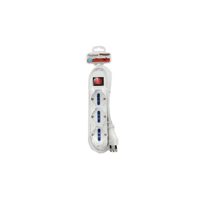 Vultech Multipresa bipasso 9 posti con tasto ON/OFF 16A [MU-02]