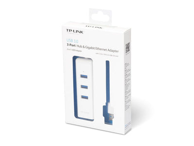TP-Link UE330 replicatore di porte e docking station per laptop Cablato USB 3.2 Gen 1 (3.1 Gen 1) Type-A Bianco [UE330]