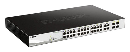 D-Link DGS-1210-24P Gestito L2 Gigabit Ethernet (10/100/1000) Supporto Power over Ethernet (PoE) Nero [DGS-1210-24P]