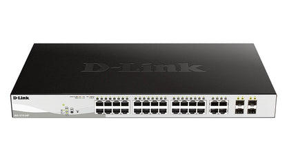 D-Link DGS-1210-24P Gestito L2 Gigabit Ethernet (10/100/1000) Supporto Power over Ethernet (PoE) Nero [DGS-1210-24P]