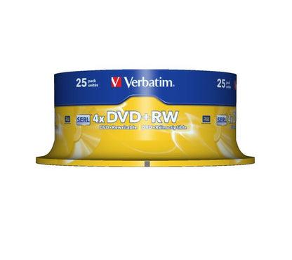 Verbatim DVD+RW Matt Silver 4,7 GB 25 pz [43489]