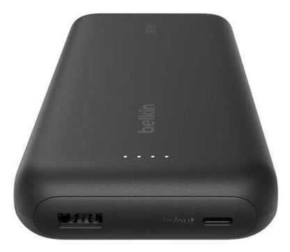 20K PD30W INTEGRATED USB-C CABLE POWER BANK, BLACK [BPB024HQBK]