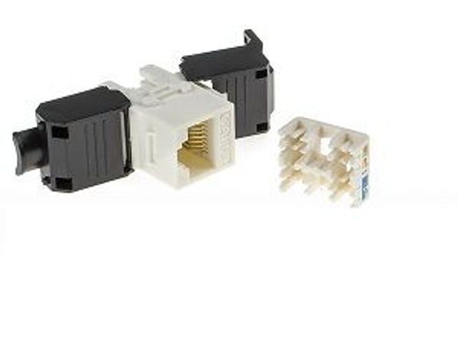 Keystone Jack RJ45 Cat.6 Bianco UTP tooless [NL-5602415]