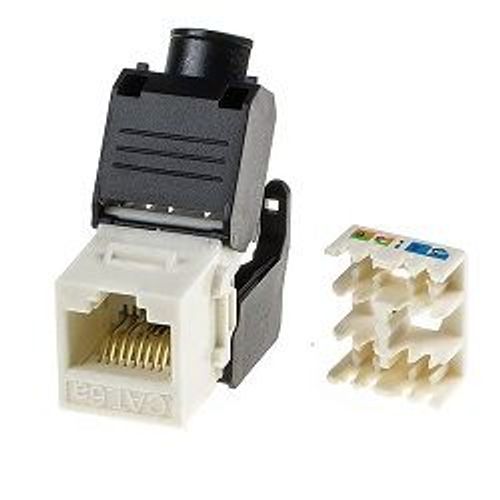 Keystone Jack RJ45 Cat.6 Bianco UTP tooless [NL-5602415]