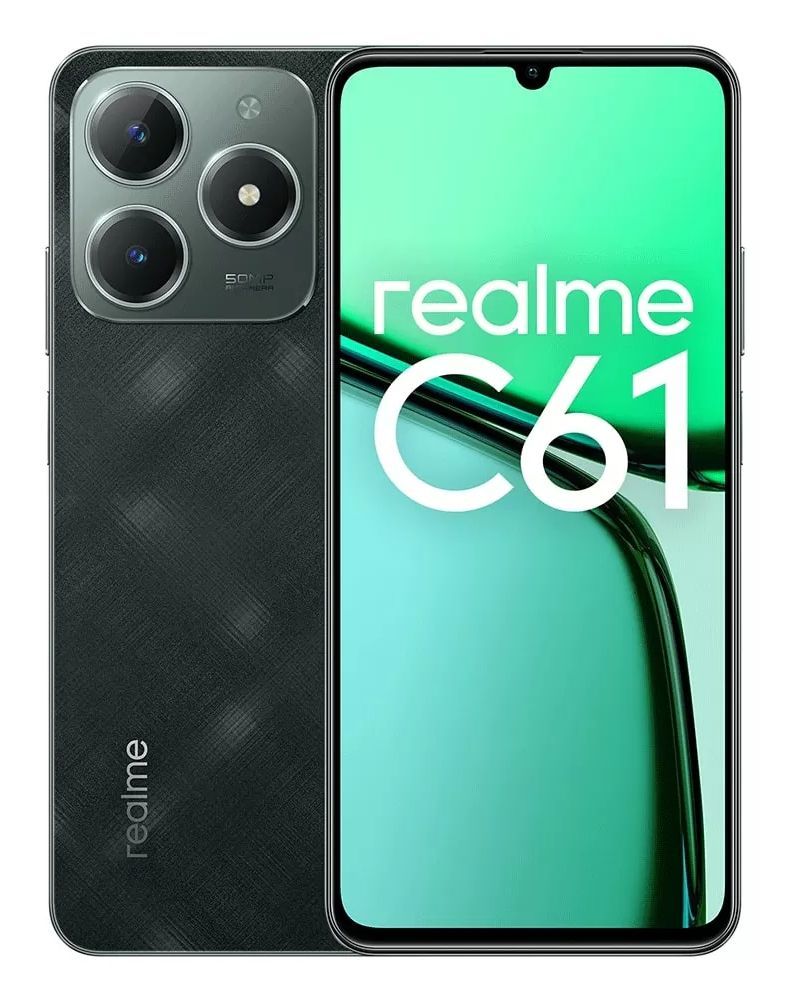 realme C61 17,1 cm (6.74") Doppia SIM Android 14 4G USB tipo-C 6 GB 256 GB 5000 mAh Verde [0115580300]