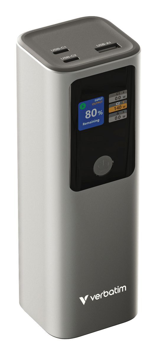 Verbatim 32269 batteria portatile Ioni di Litio 27000 mAh Grigio [32269]