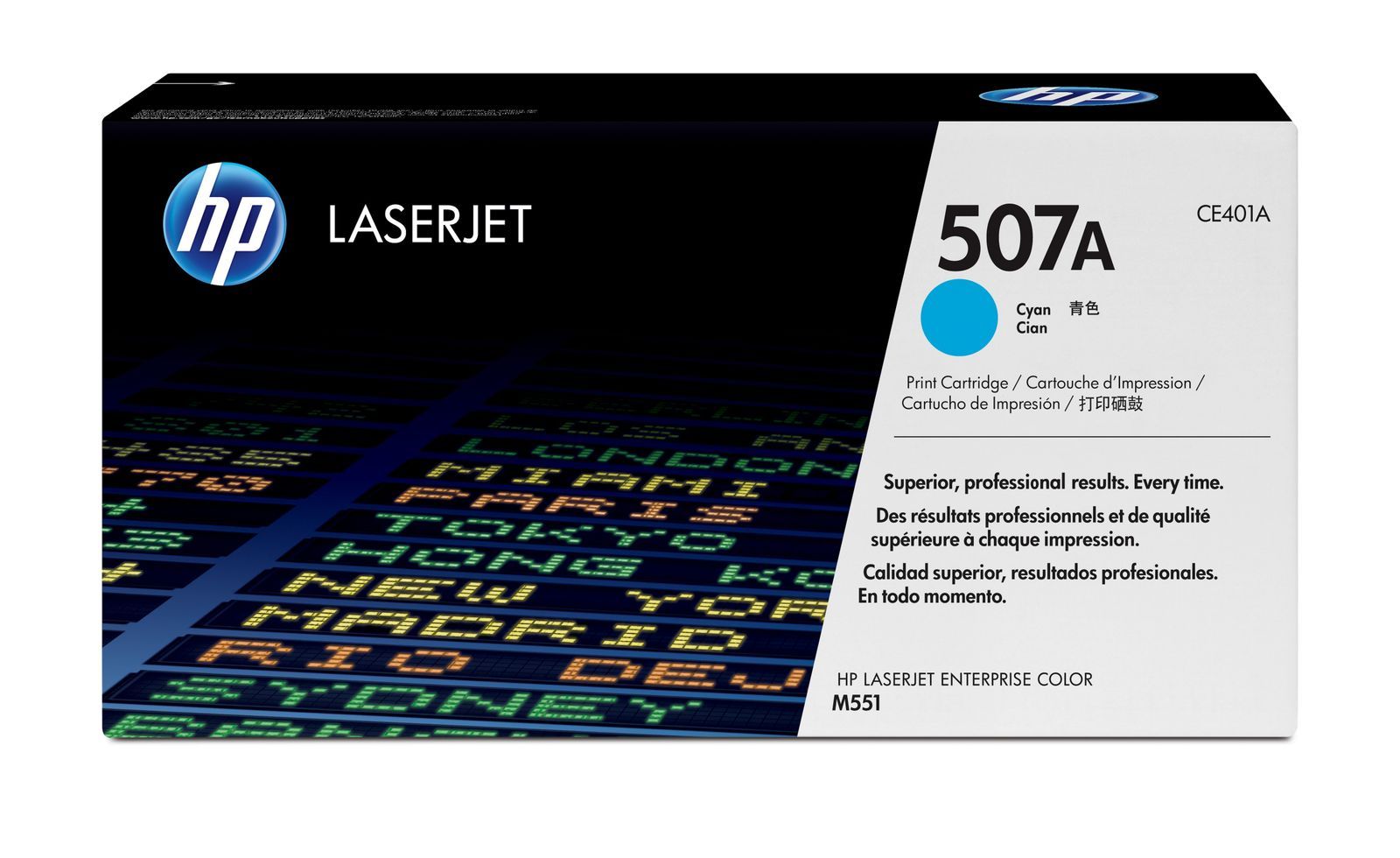 HP Cartuccia Toner originale ciano LaserJet 507A [CE401A]