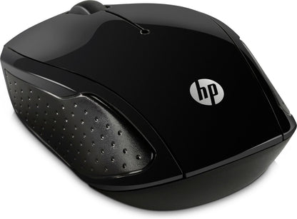 HP 200 mouse RF Wireless Ottico 1000 DPI Ambidestro Nero [X6W31AA#ABB]