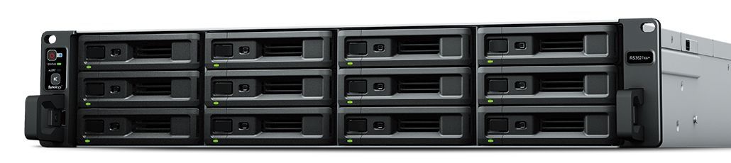 Synology RackStation RS3621XS+ server NAS e di archiviazione Server di archiviazione Armadio (2U) Collegamento ethernet LAN Nero D-1541 [RS3621XS+]