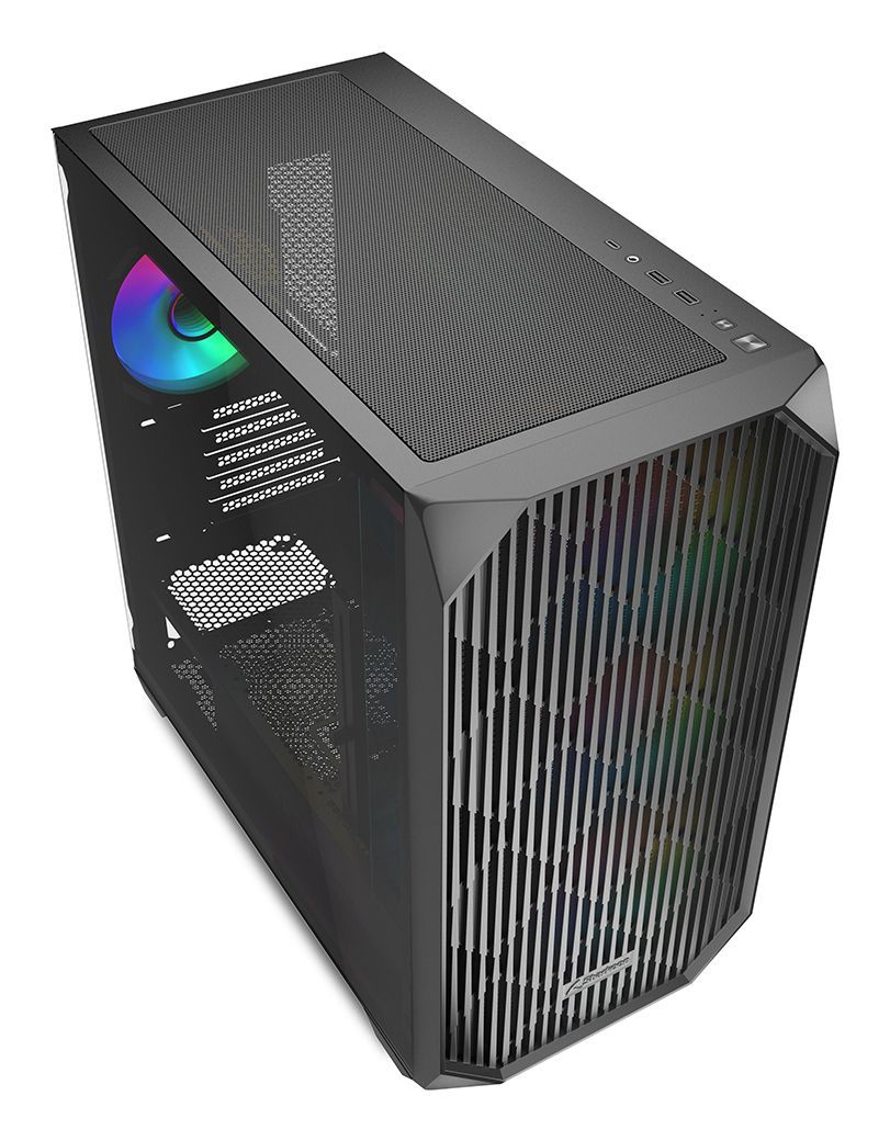 Sharkoon MK3 RGB Micro Tower Nero [MK3RGBBLACK]