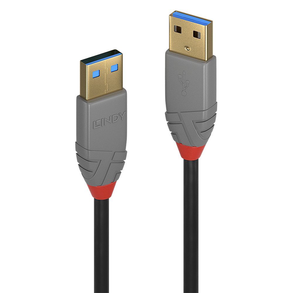 Lindy 36751 cavo USB 1 m USB 3.2 Gen 1 (3.1 Gen 1) USB A Nero [LINDY36751]