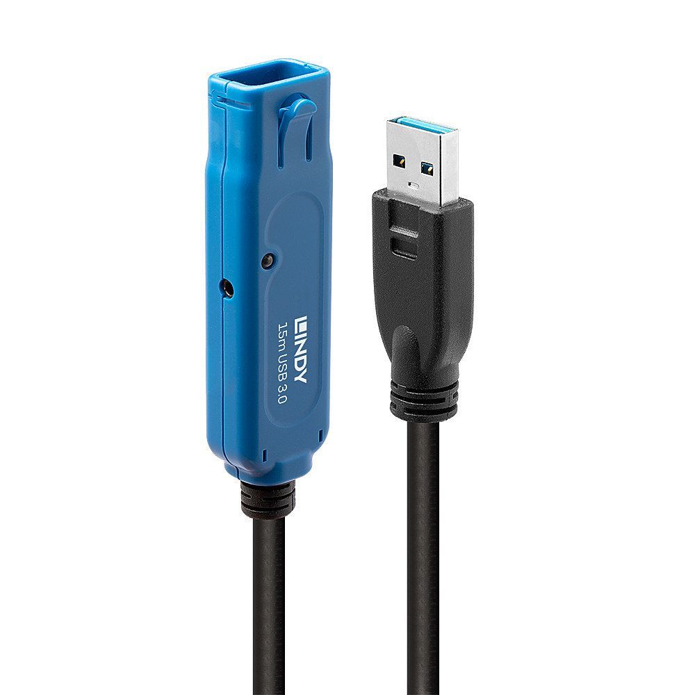 Lindy 43229 cavo USB USB 3.2 Gen 1 (3.1 Gen 1) 15 m USB A Nero [LINDY43229]