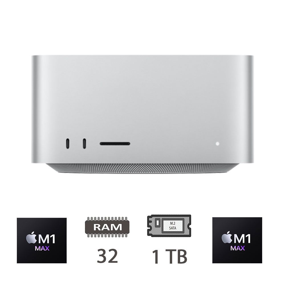 MAC STUDIO (2022)M1 MAX-10C/32/1TB/32C GPU/2Y [007869PCR-EU] - ITPartners