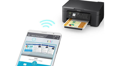 Epson WorkForce WF-2910DWF stampante multifunzione A4 getto d'inchiostro (stampa, scansione, copia) Display LCD 3.7cm, WiFi Direct, AirPrint, 3 mesi inchiostro incluso con ReadyPrint [C11CK64402]