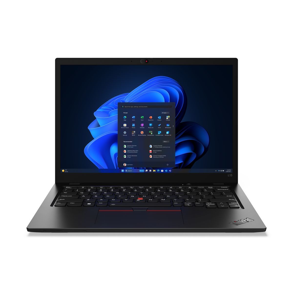 Lenovo ThinkPad L13 Intel Core Ultra 5 125U Computer portatile 33,8 cm (13.3") WSXGA 16 GB LPDDR5-SDRAM 512 GB SSD Wi-Fi 6E (802.11ax) Windows 11 Pro Nero [21LB0016IX]