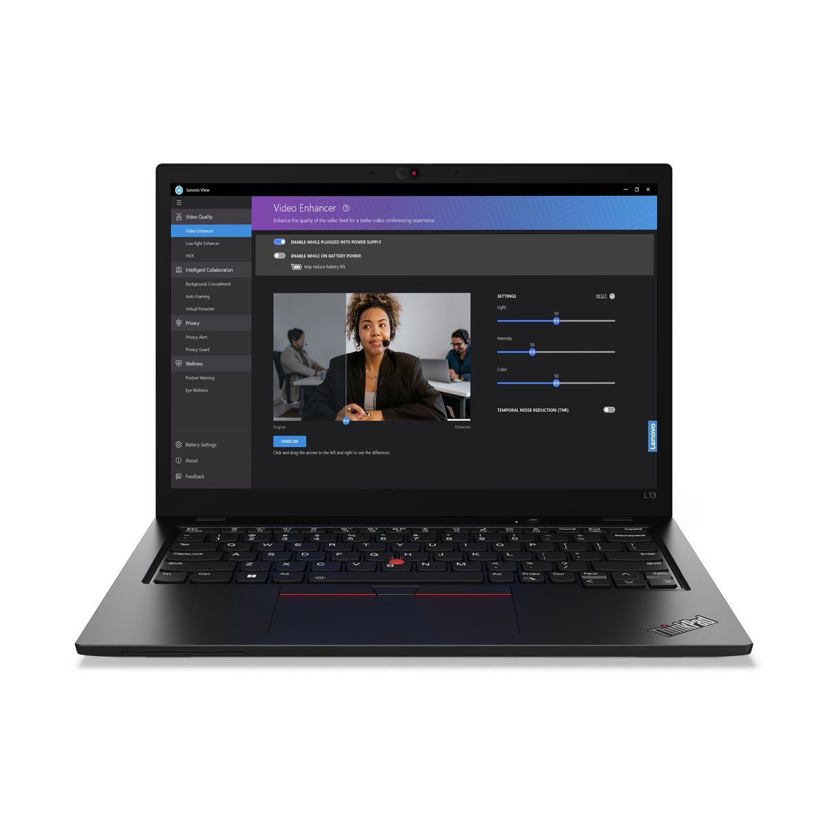 Lenovo ThinkPad L13 Intel Core Ultra 5 125U Computer portatile 33,8 cm (13.3") WSXGA 16 GB LPDDR5-SDRAM 512 GB SSD Wi-Fi 6E (802.11ax) Windows 11 Pro Nero [21LB0016IX]