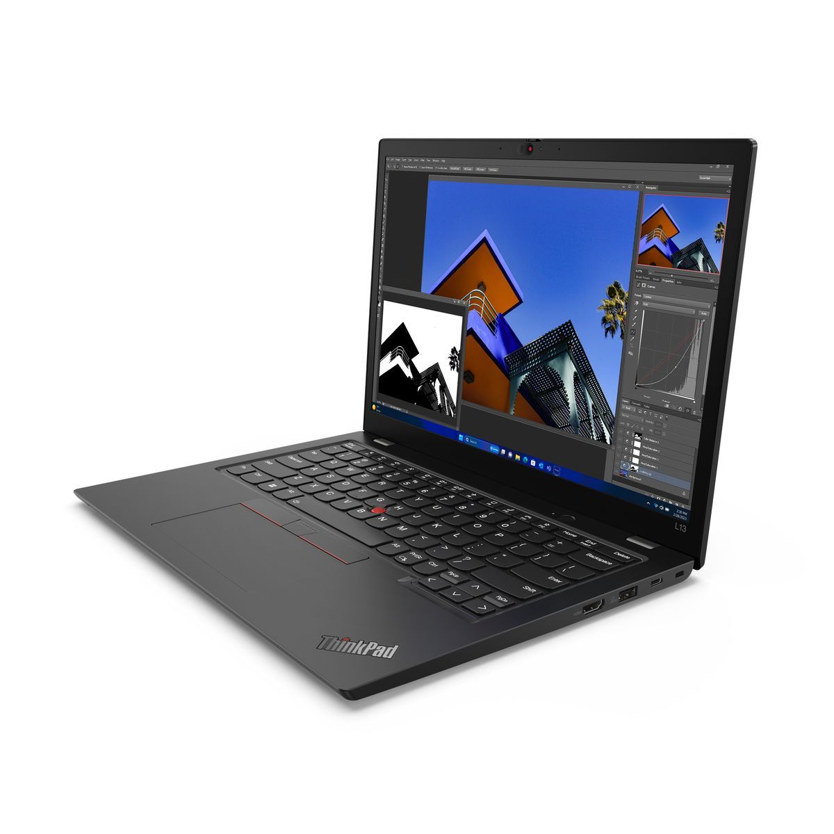 Lenovo ThinkPad L13 Intel Core Ultra 5 125U Computer portatile 33,8 cm (13.3") WSXGA 16 GB LPDDR5-SDRAM 512 GB SSD Wi-Fi 6E (802.11ax) Windows 11 Pro Nero [21LB0016IX]