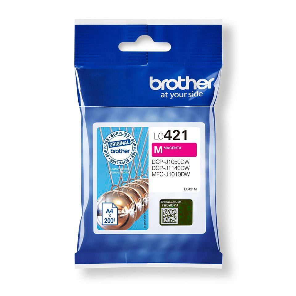 Brother LC424M cartuccia d'inchiostro 1 pz Originale Magenta [LC424M]