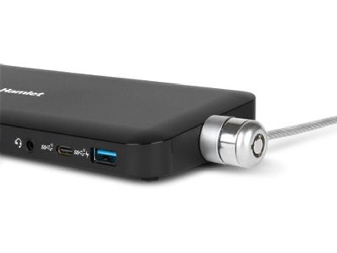 Hamlet HDOCKS600C replicatore di porte e docking station per notebook Cablato USB 3.2 Gen 2 (3.1 Gen 2) Type-C Nero [HDOCKS600C]