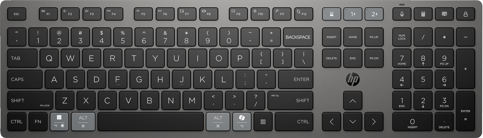 HP 725 MULTI-DEVICE RECHARGEABLE WIRELESS KB BT [9T5B2AA#ABZ]