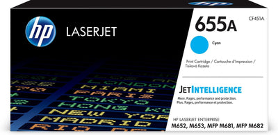 HP Cartuccia toner ciano originale LaserJet 655A [CF451A]