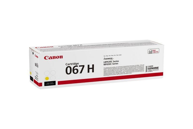 Canon 067H cartuccia toner 1 pz Originale Giallo [5103C002]