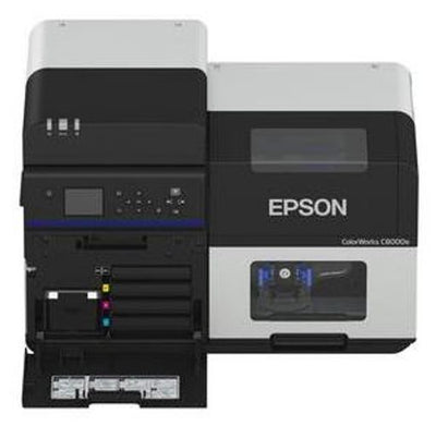 Epson ColorWorks C8000e (BK) stampante per etichette (CD) Ad inchiostro A colori 600 x 1200 DPI 300 mm/s Con cavo e senza cavo Collegamento ethernet LAN [C31CL02102BK]