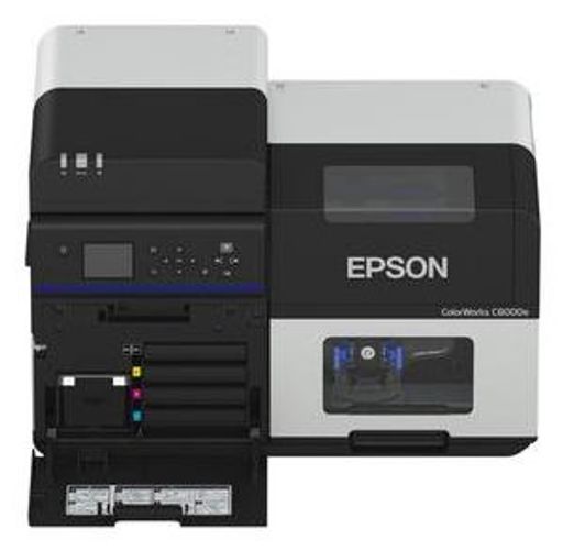 Epson ColorWorks C8000e (BK) stampante per etichette (CD) Ad inchiostro A colori 600 x 1200 DPI 300 mm/s Con cavo e senza cavo Collegamento ethernet LAN [C31CL02102BK]