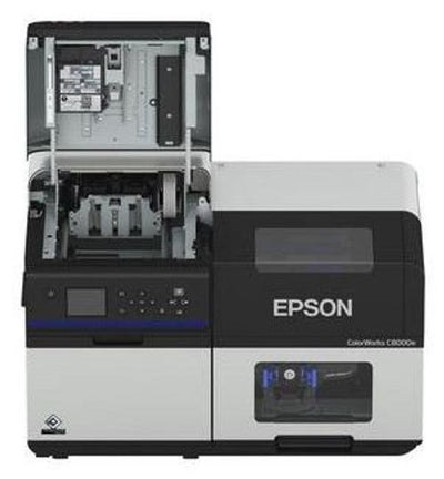 Epson ColorWorks C8000e (BK) stampante per etichette (CD) Ad inchiostro A colori 600 x 1200 DPI 300 mm/s Con cavo e senza cavo Collegamento ethernet LAN [C31CL02102BK]