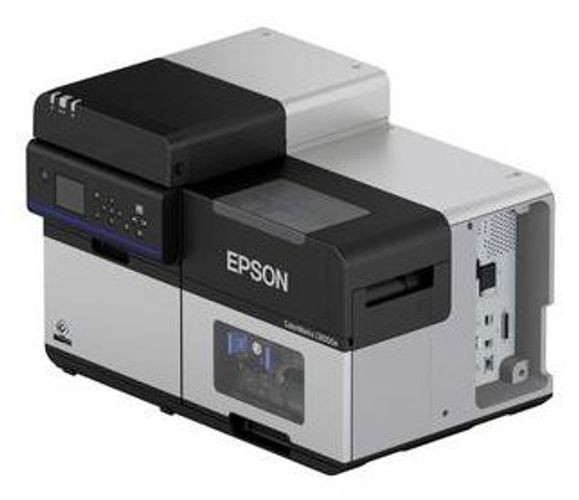 Epson ColorWorks C8000e (BK) stampante per etichette (CD) Ad inchiostro A colori 600 x 1200 DPI 300 mm/s Con cavo e senza cavo Collegamento ethernet LAN [C31CL02102BK]