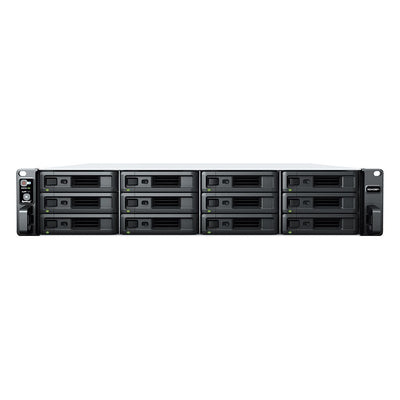 Synology RackStation RS2423RP+ server NAS e di archiviazione Armadio (2U) Ryzen Embedded V1780B 8 GB DDR4 0 TB DiskStation Manager Nero, Grigio [RS2423RP+]