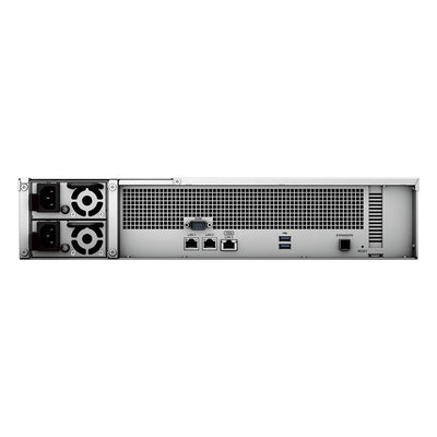 Synology RackStation RS2423RP+ server NAS e di archiviazione Armadio (2U) Ryzen Embedded V1780B 8 GB DDR4 0 TB DiskStation Manager Nero, Grigio [RS2423RP+]