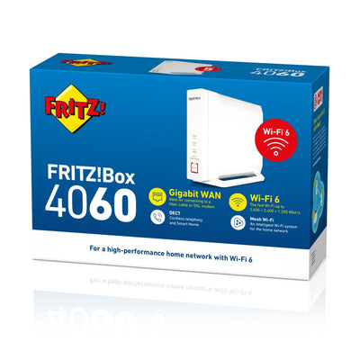Box 4060 router wireless Gigabit Ethernet Banda tripla (2.4 GHz/5 GHz/5 GHz) Bianco [20002952]