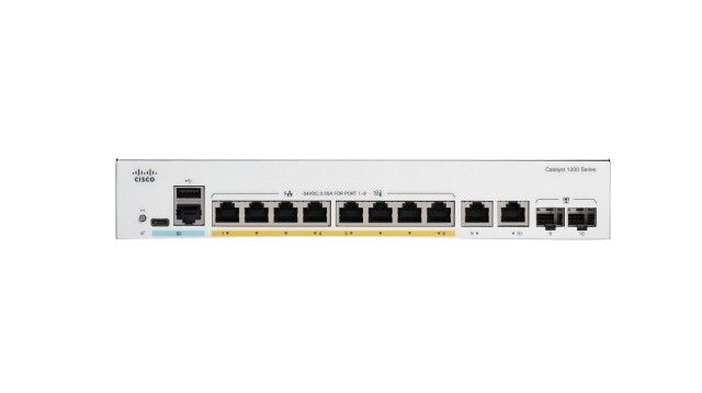 Cisco Catalyst 1200 Gestito L2 Gigabit Ethernet (10/100/1000) 1U Bianco [C1200-8T-E-2G]