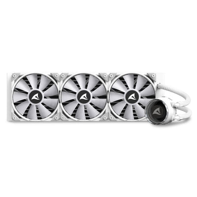 Sharkoon S90 Processore Raffreddatore di liquidi tutto in uno 12 cm Bianco 1 pz [S90RGBWHITE]