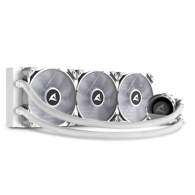 Sharkoon S90 Processore Raffreddatore di liquidi tutto in uno 12 cm Bianco 1 pz [S90RGBWHITE]