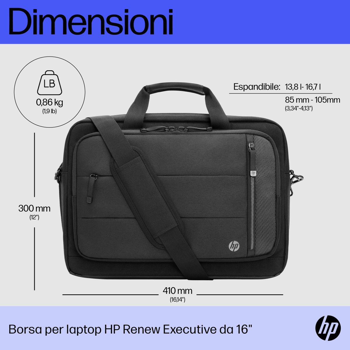 HP Borsa laptop Renew Executive da 16" [6B8Y2AA]