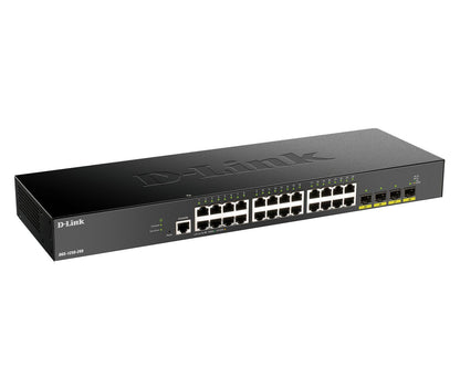 D-Link DGS-1250-28X switch di rete Gestito L3 Gigabit Ethernet (10/100/1000) Nero [DGS-1250-28X]