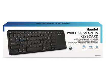 Hamlet XKK400ITA tastiera TV RF Wireless QWERTY Italiano Nero [XKK400ITA]